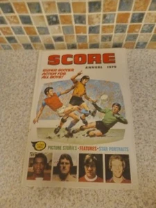 SCORE FOOTBALL ANNUAL 1979 UK A4 SIZE NOT PRICE CLIPPED NICE CONDITION FLEETWAY - Imagen 1 de 5