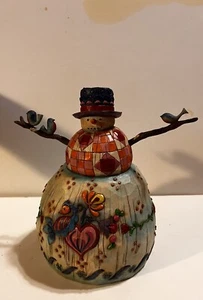 Jim Shore 2003 Heartwood Creek Winters Song Snowman - Picture 1 of 3