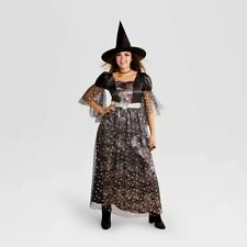Hyde and EEK Adult Witch Halloween Costume Dress Size Large - Missing Hat
