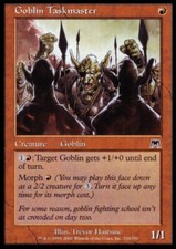 4 Goblin Taskmaster - LP - Onslaught - mtg - x4 4x