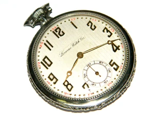 Locarno Watch Co. Open Face Ziseliert Taschenuhr Pocket Watch, Montre, Orologio - Bild 1 von 12