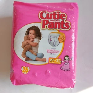Pantalones de entrenamiento lindos - niña 2T-3T hasta 34 libras 26 cuentas - Imagen 1 de 3