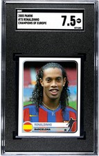 PANINI RONALDINHO # 73 Champions of Europe 2005 SGC 7.5 near mint+ Sticker