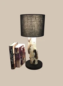 Naturholz Stehlampe NEU Treib Holz Wohnzimmer Nachttisch Wurzel Lampe Tischlampe - Bild 1 von 1