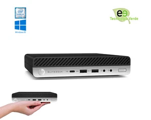 PC Mini HP EliteDesk 800 G3 DM I5-6500T 2.50 Ghz 16 Gb 256 GB NVME SSD Wifi - Imagen 1 de 1