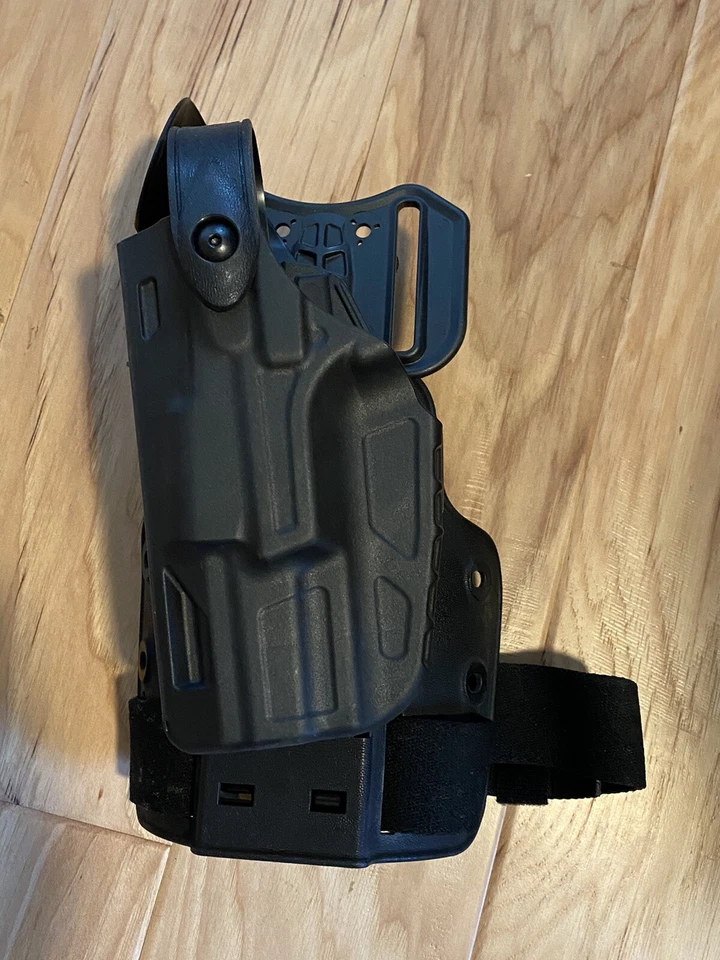 Safariland Sig P229 Railed P227 ALS/SLS Leg Holster LH w/drop Flex, 7304 7TS - Image 1 of 4