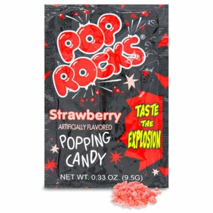 Pop Rocks Strawberry 12 COUNT Classic Popping Candy FREE SHIPPING - Picture 1 of 2