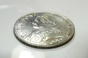ROMA 1866 (Papal States,PIO IX) Lira-busto piccolo - Bild 1 von 7