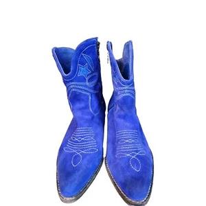 Zigi Shes The One Damen Stiefeletten royalblau 💙Seitenreißverschluss 8 Cowboy - Bild 1 von 22