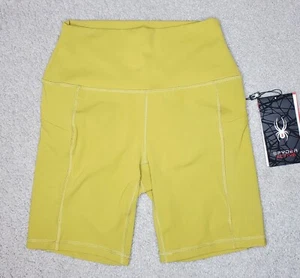 NWT Spyder Size Small Compression Bicycle Shorts Workout Outdoor $58 MSRP - Picture 1 of 6