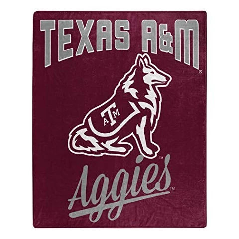 NCAA Texas A&M Aggies 50 x 60 Plush Throw Blanket Northwest Company Cover