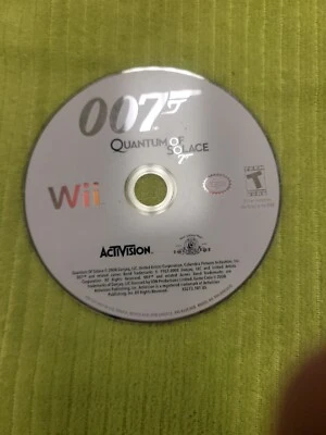 James Bond 007: Quantum of Solace (Wii, 2008) Disc Only, Tested  - Image 1 of 2