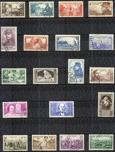 FRANCIA - 1940 - AÑO COMPLETO USADO - EN MUY BUEN ESTADO ° - Imagen 1 de 1