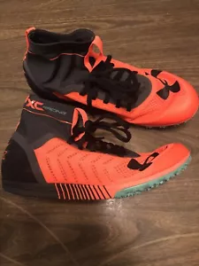 Zapatos para correr Under Armour Racing XC Trail para hombre3020349-100 naranja/negro talla 8 - Imagen 1 de 6