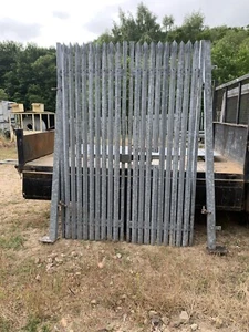 Double Palisade gate 1.65m height 2.04m - Picture 1 of 1
