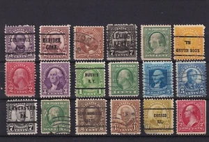 LOT 18 STAMPS OF UNITED STATES - USA PRESIDENTS -OLD GENUINE CLASSIC STAMPS (81) - Picture 1 of 1