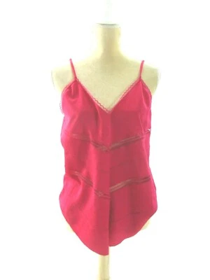 NUEVO SIN ETIQUETAS IRO MAISIE Encaje Recorte Slip Top Cami Correas de Espagueti FR 38/US 6 Foto 1 de 4