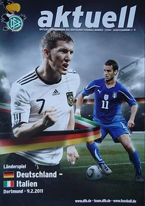 Programm LS 9.2.2011 Deutschland - Italien Italia Italy in Dortmund - Picture 1 of 1