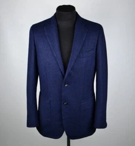 SUITSUPPLY Havana Patch ungefüttert Slim Blazer Herren Baby Alpaka Wollmischung Gr. 52 - Bild 1 von 13