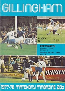 Gillingham v Portsmouth 26 December 1977 - Picture 1 of 2