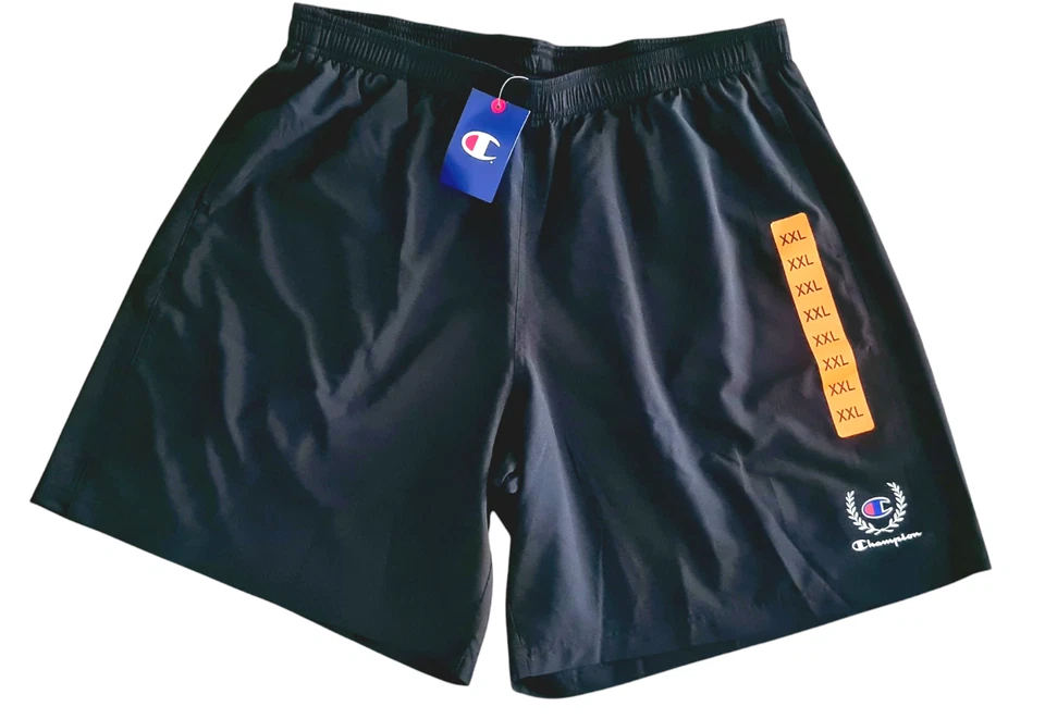 New Champion Graphic Demand Black Shorts | Size XXL | Moisture Management - image 1 of 1