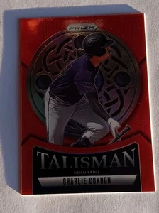 2025 Panini Prizm Talisman Red Prizm 40/199 #23, Charlie Condon - Picture 1 of 2