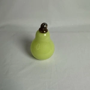 "Escultura de vidrio soplado de vidrio del Támesis pera fruta 4,5"" de alto 3"" de ancho" - Imagen 1 de 10