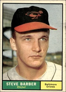 1961 Topps #125 Steve Barber - Picture 1 of 2
