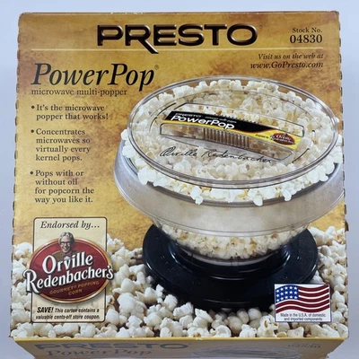 Microondas Presto Powerpop Multi-Popper Orville Redenbacher's Popcorn Popper Foto 1 de 4