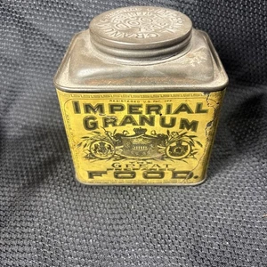 Antica etichetta di carta latta imperiale granum grano cibo - Foto 1 di 16