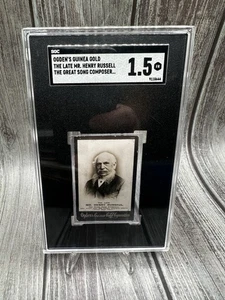 OGDEN'S GUINEA GOLD THE LATE MR. HENRY RUSSELL THE GREAT SONG COMPOSITOR SGC 9.5 - Imagen 1 de 9