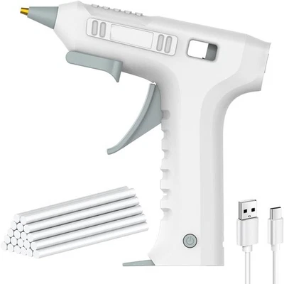 Kabelloser Heißkleber, Typ-C wiederaufladbarer 2600mAh Akku-Kleber, 5583 - Bild 1 von 4