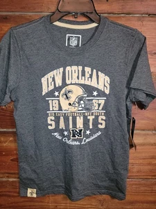 Boy's NFL New Orleans Saints Big Easy Football T-Shirt Size Youth 14/16 - Picture 1 of 8