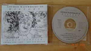 LOUDON WAINWRIGHT 111--HISTORY-4 TRACK SAMPLER CD SINGLE-PROMO---V/G+ - Picture 1 of 1