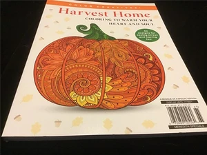 Color Creatives Harvest Home Coloring Activity Book 62 Designs - Picture 1 of 1