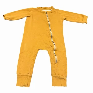 Mini Mioche Unisex Bambino Neonato Raccolta Giallo Senape Zip Pezzo Unico Taglia 1/2 - Foto 1 di 8