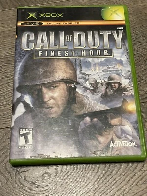 Xbox - Call of Duty: Finest Hour Complete w/ Manual CIB TESTED & WORKS - Image 1 of 4