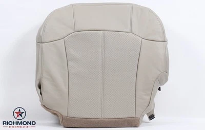 2002 Cadillac Escalade EXT -Driver Side Bottom PERFORATED Leather Seat Cover Tan - Изображение 1 из 4