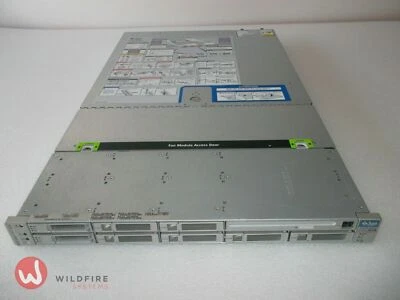 Sun Fire X4140, 2x 6Core 2.6GHz, 32GB, RAID card, 2x 146GB, DVD, 2x PSUs, Rails - Image 1 of 3