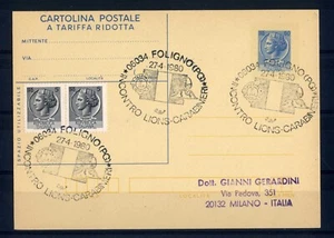 ITALIA 1980 - Siracusana, fluorescente 60 L. 5 L. - Foligno Lions Carabinieri - Imagen 1 de 1