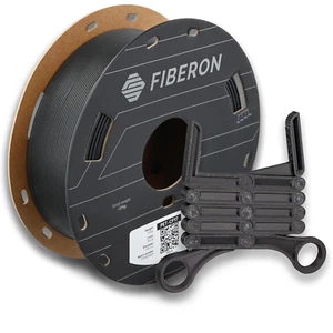 Fiberon PET-CF17 3D Druck Filament schwarz 1,75 mm 0,5 kg, top stabil - Bild 1 von 12