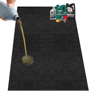 36" X 60" Oil Spill Mat for Garage Driveway Reusable Rubber Floor Drip Leak Pads - Picture 1 of 1