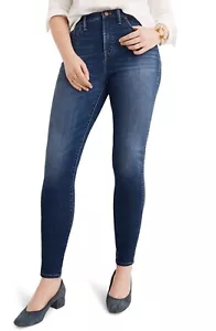 Madewell 10'' High-Rise Skinny Jeans Danny Wash Denim Jeans Womens 36/28 NWT - Picture 1 of 1