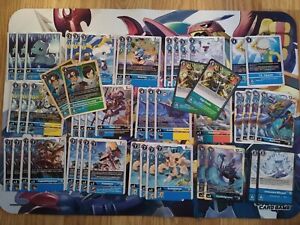 Digimon New Awakening Blue Deck Digimon Card Game Lot!