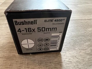 BUSHNELL ELITE 4500 4 - 16 x 50mm Rifle Scope REL4165BS3 Brand New UK Stock - Picture 1 of 6