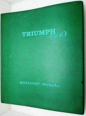 Triumph 1300 Taller Garaje Manual - Parte N.º 512908 - Bueno Usado Estado T48P - Imagen 1 de 4