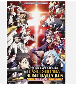 That Time I Got Reincarnated as a Slime Season 3 + Movie + OVA DVD (English Dub) - Picture 1 of 3