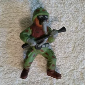 2,5" Vintage Guts & Glory Gummi Militär Soldat Figur Soma 1987 Gasmaske - Bild 1 von 2