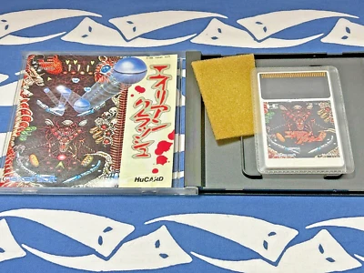 ALIEN CRASH PC Engine Hu Card 1226 PCE NX63001 Japan JP Game w/Instruction - Image 1 of 4