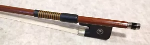 Wonderland Cello Bow 1/2 size 25”, Hex Brazilwood, Ebony Frog, Nicely Balanced - Picture 1 of 8